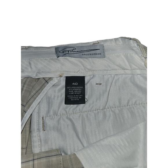 Greg Norman Men's Beige Golf Shorts Sz 40 - Picture 4 of 5